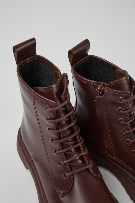 Camper Walden Bordowe Skórzane Buty Damskie Nowe Przyjazdy