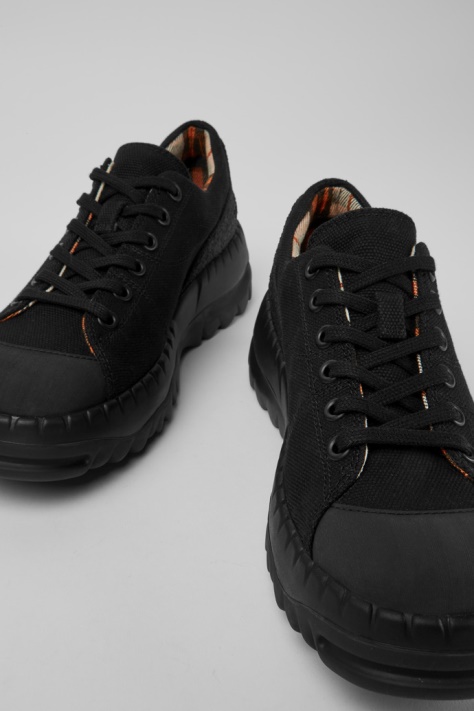 Nowe Buty Camper Teix Z Czarnymi Gumy I Bawełny Bci