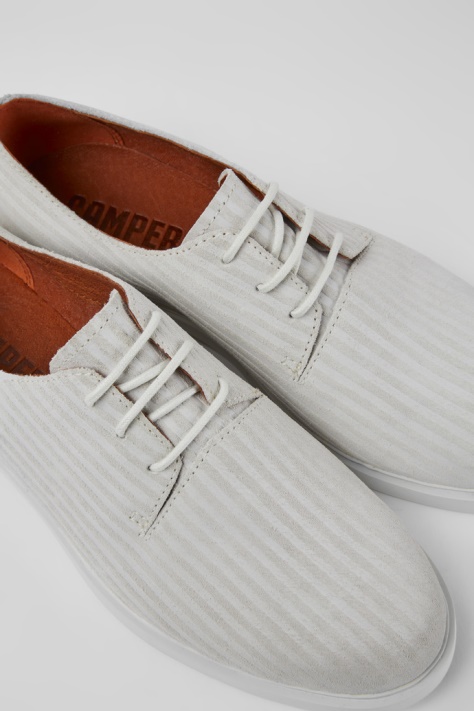Buty Camper Iman Białe Nubuk Dla Kobiet Nowość