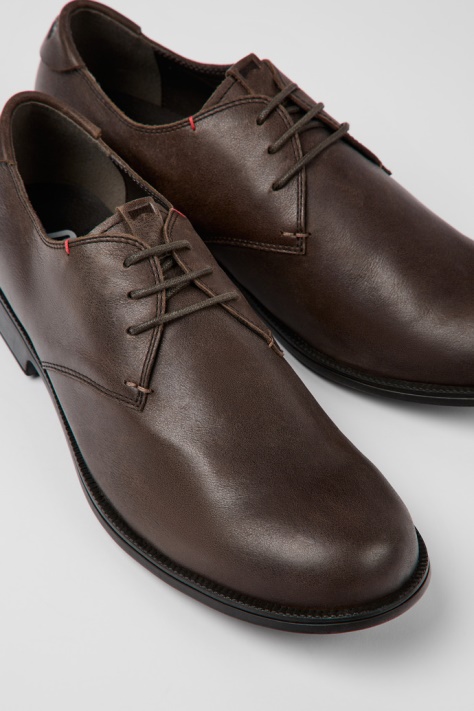 Camper Mil Brązowe Formalne Buty Męskie Nowe Przyjazdy