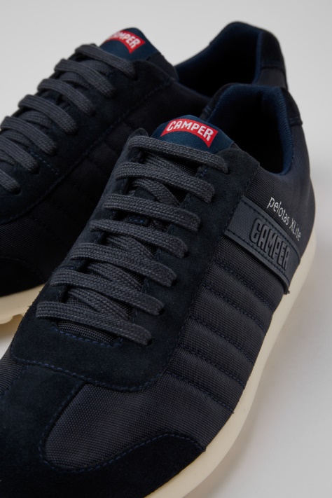 Camper Design Pelotas Xlite Granatowe Buty Z Tkaniny I Nubuku Mężczyźni Dla