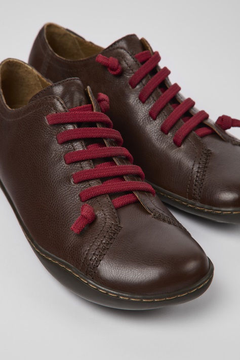 Camper Design Peu Czarne Skórzane Buty Damskie