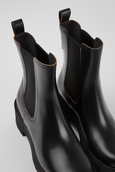 Camper Design Milah Czarne Skórzane Buty Damskie