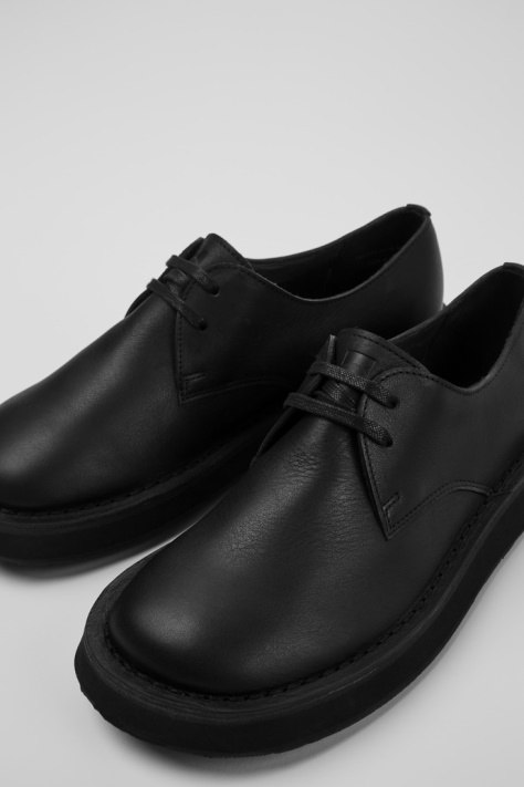 Buty Design Brother Polze Czarne Skórzane Dla Kobiet Camper
